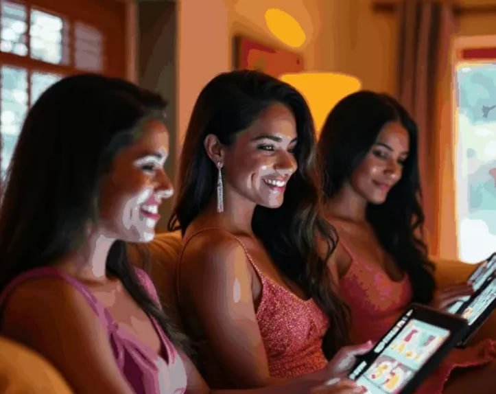 Pengguna menikmati taruhan sportsbook dan kasino online mcmtoto melalui ponsel